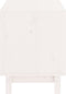 vidaXL - Hondenhok - 50x40x52 - cm - massief - grenenhout - wit