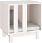 vidaXL - Hondenhok - 50x40x52 - cm - massief - grenenhout - wit