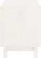vidaXL - Hondenhok - 50x40x52 - cm - massief - grenenhout - wit