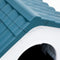 vidaXL - Hondenhok - 57x68x66 - cm - polypropeen - blauw