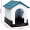 vidaXL - Hondenhok - 57x68x66 - cm - polypropeen - blauw