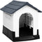 vidaXL - Hondenhok - 57x68x66 - cm - polypropeen - grijs