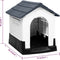vidaXL - Hondenhok - 57x68x66 - cm - polypropeen - grijs