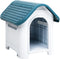 vidaXL - Hondenhok - 59x75x66 - cm - polypropeen - blauw