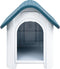 vidaXL - Hondenhok - 59x75x66 - cm - polypropeen - blauw