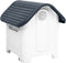 vidaXL - Hondenhok - 59x75x66 - cm - polypropeen - grijs