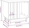 vidaXL - Hondenhok - 60x45x57 - cm - massief - grenenhout