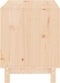 vidaXL - Hondenhok - 60x45x57 - cm - massief - grenenhout