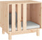vidaXL - Hondenhok - 60x45x57 - cm - massief - grenenhout