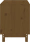 vidaXL - Hondenhok - 60x45x57 - cm - massief - grenenhout - honingbruin