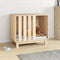 vidaXL - Hondenhok - 70x50x62 - cm - massief - grenenhout