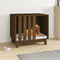vidaXL - Hondenhok - 70x50x62 - cm - massief - grenenhout - honingbruin