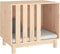 vidaXL - Hondenhok - 70x50x62 - cm - massief - grenenhout