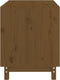 vidaXL - Hondenhok - 70x50x62 - cm - massief - grenenhout - honingbruin