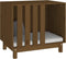 vidaXL - Hondenhok - 70x50x62 - cm - massief - grenenhout - honingbruin