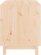 vidaXL - Hondenhok - 70x50x62 - cm - massief - grenenhout