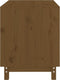 vidaXL - Hondenhok - 70x50x62 - cm - massief - grenenhout - honingbruin