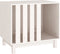 vidaXL - Hondenhok - 70x50x62 - cm - massief - grenenhout - wit