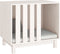 vidaXL - Hondenhok - 70x50x62 - cm - massief - grenenhout - wit