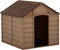 vidaXL - Hondenhok - 71x71,5x68 - cm - PP - bruin