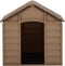 vidaXL - Hondenhok - 71x71,5x68 - cm - PP - bruin