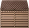 vidaXL - Hondenhok - 86x84x82 - cm - polypropeen - bruin