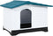 vidaXL - Hondenhok - 90,5x68x66 - cm - polypropeen - blauw