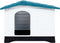 vidaXL - Hondenhok - 90,5x68x66 - cm - polypropeen - blauw