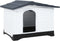 vidaXL - Hondenhok - 90,5x68x66 - cm - polypropeen - grijs