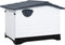 vidaXL - Hondenhok - 90,5x68x66 - cm - polypropeen - grijs