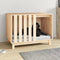 vidaXL - Hondenhok - 90x60x67 - cm - massief - grenenhout