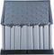 vidaXL - Hondenhok - 92x87x91 - cm - kunststof - grijs