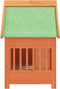 vidaXL - Hondenhok - 96x60,5x87 - cm - massief - grenenhout - bruin