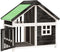 vidaXL - Hondenhok - 96x60,5x87 - cm - massief - grenenhout - grijs