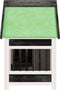 vidaXL - Hondenhok - 96x60,5x87 - cm - massief - grenenhout - grijs