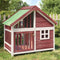 vidaXL - Hondenhok - 96x60,5x87 - cm - massief - grenenhout - mokkakleurig