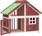 vidaXL - Hondenhok - 96x60,5x87 - cm - massief - grenenhout - mokkakleurig