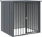 vidaXL - Hondenhok - met - dak - 110x103x109 - cm - gegalvaniseerd - staal - zwart