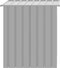 vidaXL - Hondenhok - met - dak - 110x103x109 - cm - gegalvaniseerd - staal - grijs