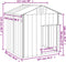 vidaXL - Hondenhok - met - dak - 117x103x123 - cm - gegalvaniseerd - staal - antraciet