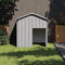 vidaXL - Hondenhok - met - dak - 117x103x123 - cm - gegalvaniseerd - staal