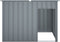 vidaXL - Hondenhok - met - dak - 153x91x110 - cm - staal - antracietkleurig