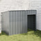 vidaXL - Hondenhok - met - dak - 153x91x110 - cm - staal - antracietkleurig