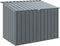 vidaXL - Hondenhok - met - dak - 153x91x110 - cm - staal - antracietkleurig