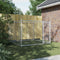 vidaXL - Hondenhok - met - deur - 2x2x1,5 - m - gegalvaniseerd - staal - grijs