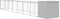 vidaXL - Hondenhok - met - ren - 110x813x110 - cm - staal - lichtgrijs