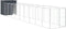 vidaXL-Hondenhok-met-ren-165x1067x181-cm-staal-antraciet