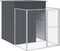 vidaXL-Hondenhok-met-ren-165x1067x181-cm-staal-antraciet