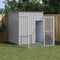 vidaXL-Hondenhok-met-ren-165x251x181-cm-gegalvaniseerd-staal-grijs