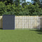 vidaXL - Hondenhok - met - ren - 165x863x181 - cm - gegalvaniseerd - staal - antraciet